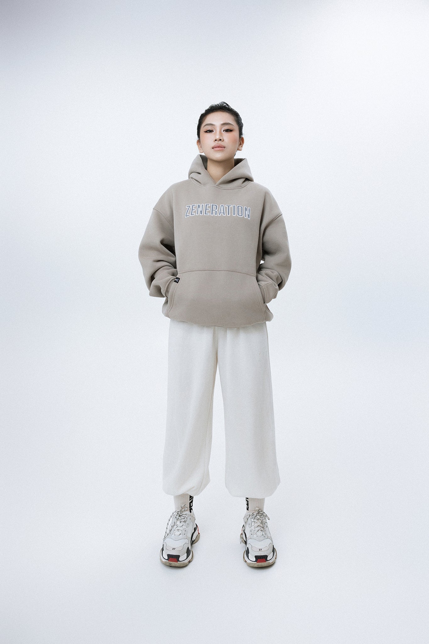 "Guess How Much?" Fleece Hoodie - Mocha Tiramisu