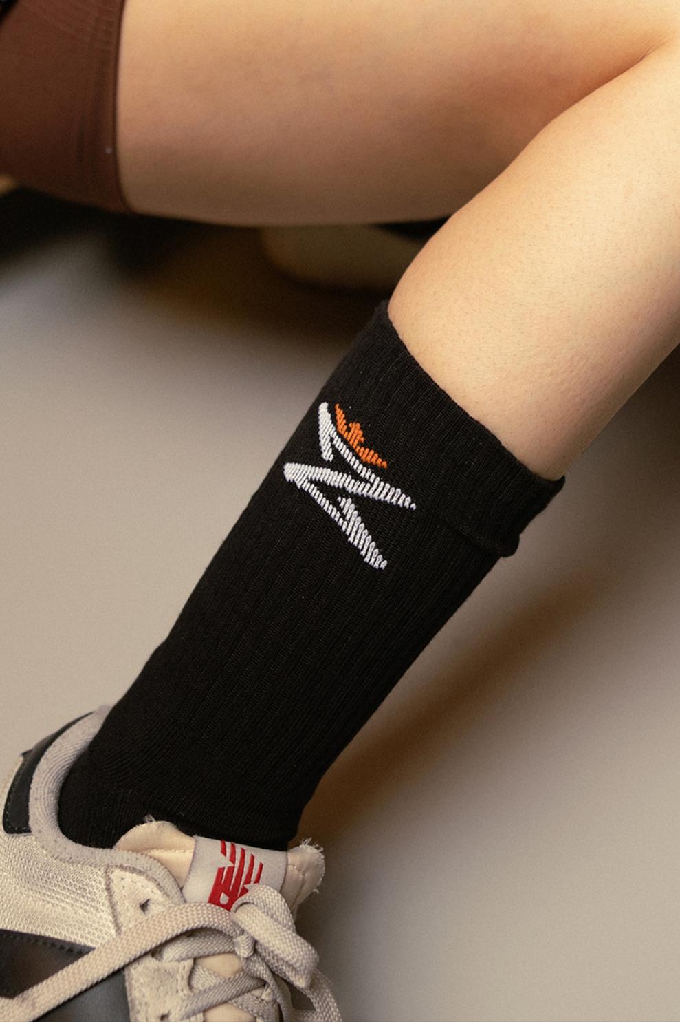 "Z-Crown" Terry Sock "Black"