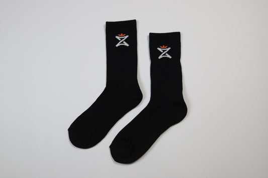 "Z-Crown" Terry Sock "Black"